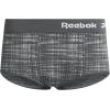 imageReebok Womens Briefs Underwear  8 Pack Stretch Performance Seamless Panties for Women Boy Shorts Underwear PackSharskin JacquardLotusLilypadBlack