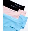 imageReebok Womens Hipster Underwear  6 Pack Soft Stretch Performance No Show Briefs Hipster Panties Seamless Underwear for WomenBlackLotusSky Blue
