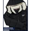 imageReebok Womens Puffer Jacket  Heavyweight Puffer Coat with Faux Fur Trim Hood  Outerwear Down Winter Jackets for WomenClassic Black