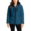 imageReebok Womens Puffer Jacket  Heavyweight Puffer Coat with Faux Fur Trim Hood  Outerwear Down Winter Jackets for WomenDusty Blue