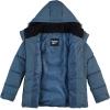 imageReebok Womens Puffer Jacket  Heavyweight Puffer Coat with Faux Fur Trim Hood  Outerwear Down Winter Jackets for WomenDusty Blue
