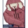 imageReebok Womens Puffer Jacket  Heavyweight Puffer Coat with Faux Fur Trim Hood  Outerwear Down Winter Jackets for WomenDusty Rose