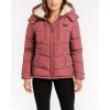 imageReebok Womens Puffer Jacket  Heavyweight Puffer Coat with Faux Fur Trim Hood  Outerwear Down Winter Jackets for WomenDusty Rose