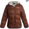 imageReebok Womens Puffer Jacket  Heavyweight Quilted Parka Winter Coat  Fully Faux Fur Lined Ski Jacket for WomenCognac