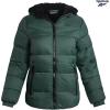imageReebok Womens Puffer Jacket  Heavyweight Quilted Parka Winter Coat  Fully Faux Fur Lined Ski Jacket for WomenHunter Green