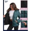 imageReebok Womens Puffer Jacket  Heavyweight Quilted Parka Winter Coat  Fully Faux Fur Lined Ski Jacket for WomenThyme