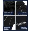 imageReebok Womens Softshell Jacket  Super Soft Woven Wind Resistant Womens Fleece Jacket for Golf Running Gym Workout HikingBlack Ink