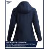 imageReebok Womens Softshell Jacket  Super Soft Woven Wind Resistant Womens Fleece Jacket for Golf Running Gym Workout HikingNavy