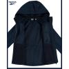 imageReebok Womens Softshell Jacket  Super Soft Woven Wind Resistant Womens Fleece Jacket for Golf Running Gym Workout HikingNavy
