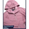 imageReebok Womens Softshell Jacket  Super Soft Woven Wind Resistant Womens Fleece Jacket for Golf Running Gym Workout HikingOrchid Pink