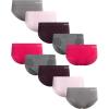 imageReebok Hipster Panties for Women  10 Pack Stretch Performance Seamless Underwear with Relaxed Tagless Waist Sizes SXLHeather GreyPink LadySharkskinRaspberryPlum