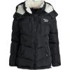 imageReebok Womens Puffer Jacket  Heavyweight Puffer Coat with Faux Fur Trim Hood  Outerwear Down Winter Jackets for WomenClassic Black