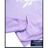 imageReebok Girls Pants Set  3 Piece Soft Fleece Pullover Hoodies Short Sleeve Graphic Tee and Jogger Sweatpants Sweatsuit SetLavender