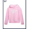 imageReebok Girls Pants Set  3 Piece Soft Fleece Pullover Hoodies Short Sleeve Graphic Tee and Jogger Sweatpants Sweatsuit SetPink