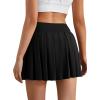 imagePleated Skirts for Women High Waisted Tennis Skirt Athletic Skorts with Pockets Shorts Workout Golf SkortBlack