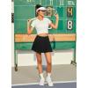 imagePleated Skirts for Women High Waisted Tennis Skirt Athletic Skorts with Pockets Shorts Workout Golf SkortBlack