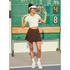 imagePleated Skirts for Women High Waisted Tennis Skirt Athletic Skorts with Pockets Shorts Workout Golf SkortBrown