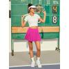 imagePleated Skirts for Women High Waisted Tennis Skirt Athletic Skorts with Pockets Shorts Workout Golf SkortHot Pink