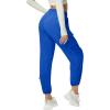 imageQuick Dry Cargo Pants Lightweight Tactical Hiking Pants with 6 Pockets for Women Elastic Waist and WaterResistantBlue