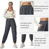 imageQuick Dry Cargo Pants Lightweight Tactical Hiking Pants with 6 Pockets for Women Elastic Waist and WaterResistantDark Grey