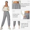 imageQuick Dry Cargo Pants Lightweight Tactical Hiking Pants with 6 Pockets for Women Elastic Waist and WaterResistantGrey