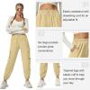 imageQuick Dry Cargo Pants Lightweight Tactical Hiking Pants with 6 Pockets for Women Elastic Waist and WaterResistantKhaki