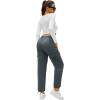 imageQuick Dry Cargo Pants Lightweight Tactical Hiking Pants with 6 Pockets for Women Elastic Waist and WaterResistantZipperdark Gery