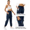 imageQuick Dry Cargo Pants Lightweight Tactical Hiking Pants with 6 Pockets for Women Elastic Waist and WaterResistantZippernavy Blue