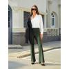 imageWomens Bootcut Dress Pants Business Casual Work Pants with Pockets High Waist Stretchy Trousers Pull On Office SlacksArmy Green