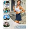 imageWomens Skort Tennis Skirt with Pocket Shorts Mini Golf Skirts High Waisted Athletic Skorts Summer WorkoutNavy