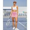 imageWomens Skort Tennis Skirt with Pocket Shorts Mini Golf Skirts High Waisted Athletic Skorts Summer WorkoutPink