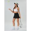 imageWomens Tennis Skirt Golf Athletic Skorts with Shorts Pocket Workout Running Sports Dressy Casual Summer Mini SkirtsBlack