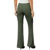 imageWomens Work Pants Business Casual Pants High Waisted Yoga Flare Leggings with Pockets Dress Slacks Tummy ControlArmy Green