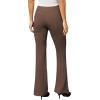 imageWomens Work Pants Business Casual Pants High Waisted Yoga Flare Leggings with Pockets Dress Slacks Tummy ControlBrown
