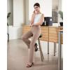 imageWomens Dress Pants Stretchy Work Pants Business Casual Office Trousers Pull On Flare Slacks with 4 PocketsLight Coffee