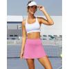 imageWomens Skort Tennis Skirt with Pocket Shorts Mini Golf Skirts High Waisted Athletic Skorts Summer WorkoutPink