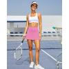 imageWomens Skort Tennis Skirt with Pocket Shorts Mini Golf Skirts High Waisted Athletic Skorts Summer WorkoutPink