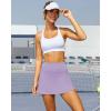 imageWomens Skort Tennis Skirt with Pocket Shorts Mini Golf Skirts High Waisted Athletic Skorts Summer WorkoutPurple