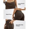 imageWomens Yoga Pants V Crossover Flare Leggings with Pockets Flared Bootcut Bell Bottoms Workout Pants GymBrown