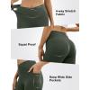 imageWomens Yoga Pants V Crossover Flare Leggings with Pockets Flared Bootcut Bell Bottoms Workout Pants GymOlive Green