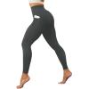 imageYoga Leggings for Women with Pockets High Waisted Tummy Control Yoga Pants Soft Buttery Workout Leggings GymDark Grey