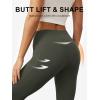imageWomens Flare Yoga Pants with Pockets High Waist Tummy Control Flared Leggings Bell Bottom Gym Workout LeggingsArmy Green