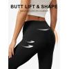 imageWomens Flare Yoga Pants with Pockets High Waist Tummy Control Flared Leggings Bell Bottom Gym Workout LeggingsBlack