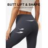 imageWomens Flare Yoga Pants with Pockets High Waist Tummy Control Flared Leggings Bell Bottom Gym Workout LeggingsDeep Grey