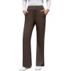 imageWomens High Waist Dress Pants Business Casual Work Pants Stretchy Bootcut Pull On Slacks Office Trousers with PocketsBrown