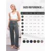 imageWide Leg Yoga Pants Women Elastic High Waisted Lounge Pants Loose Causal Comfy Trousers with PocketsDeep Drey