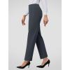 imageWomens Dress Pants Stretchy Straight Leg Pull On Work Pants High Waisted Business Casual Slacks with Pockets OfficeDark Grey