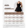image:imageAthletic Dress for Women Bubble Hem Tennis Dress with Pockets U Neck Sleeveless Dress with Built in ShortsBlack
