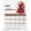 image:imageAthletic Dress for Women Bubble Hem Tennis Dress with Pockets U Neck Sleeveless Dress with Built in ShortsRed