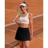 image:imageSkorts for Woman Tennis Skirt with Pockets Shorts Golf Skort High Waisted Athletic Skirts Workout PickleballBlack